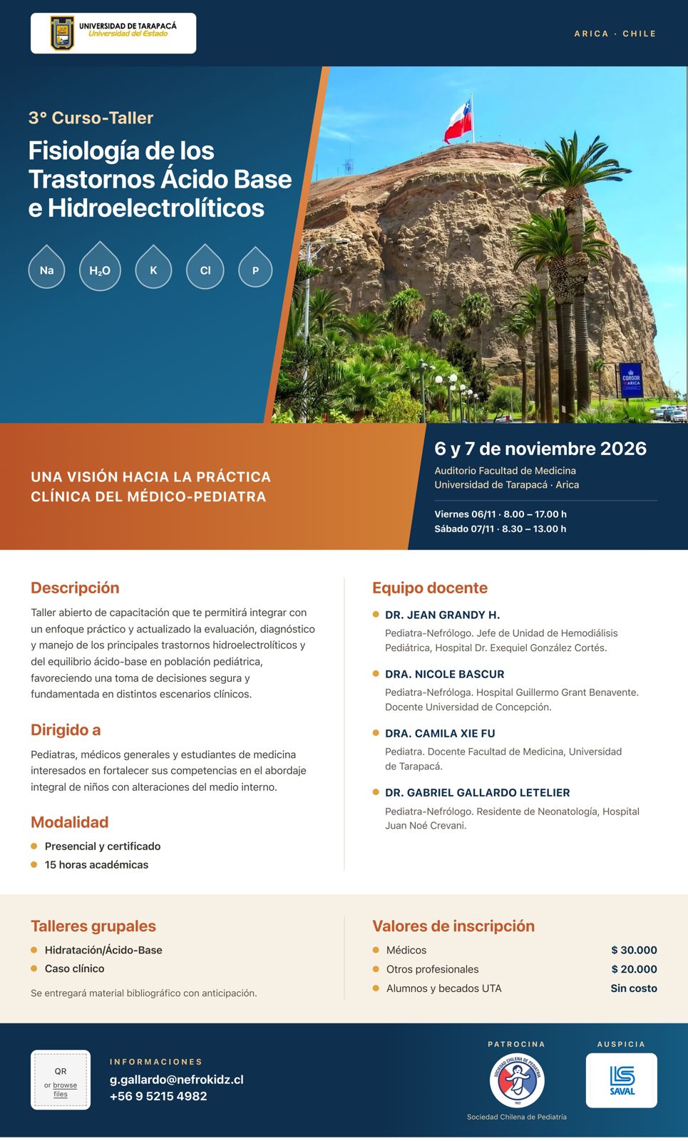 3° Curso-Taller de Fisiología de los Trastornos Ácido Base e Hidroelectrolíticos